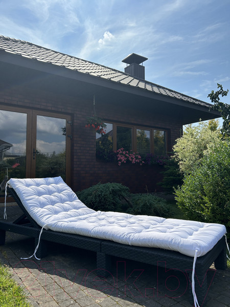 Изображение товара Подушка для садовой мебели Loon Чериот 190x60 / PS.CH.190x60-7 (белый)