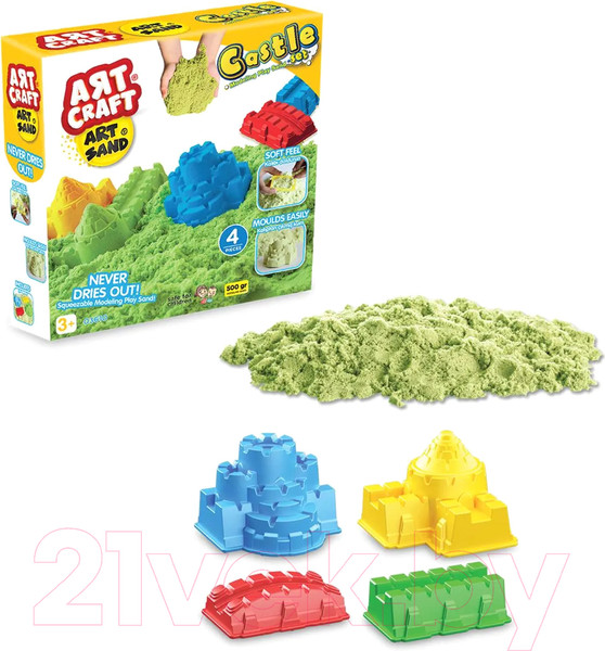Изображение товара Набор для лепки Art Sand Крепость / 03610 (500г)