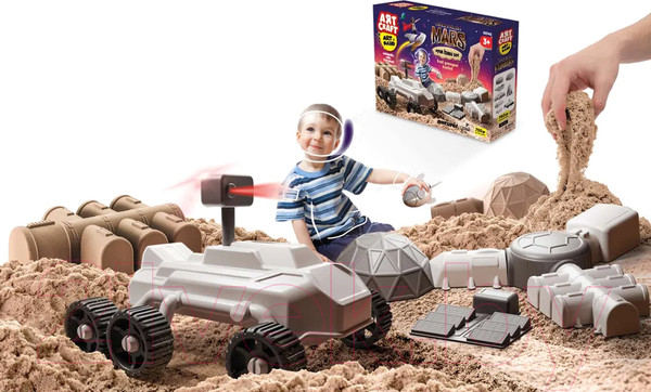 Изображение товара Набор для лепки Art Sand Миссия на Марс / 03743 (750г)