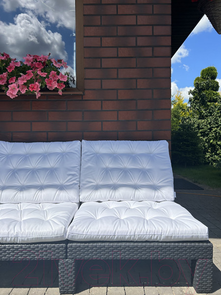 Изображение товара Подушка для садовой мебели Loon Чериот 60x60 / PS.CH.60x60-7 (белый)