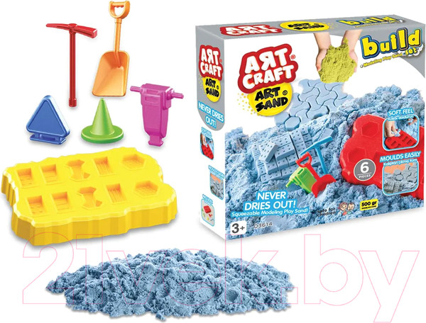 Изображение товара Набор для лепки Art Sand Стройка / 03614 (500г)