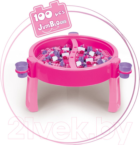 Изображение товара Развивающий игровой стол Dolu Unicorn JumBloks с конструктором / 2572
