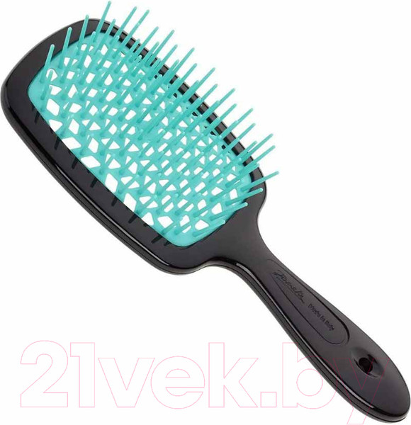 Изображение товара Расческа Janeke Superbrush 71SP226TFF (черный/бирюзовый)