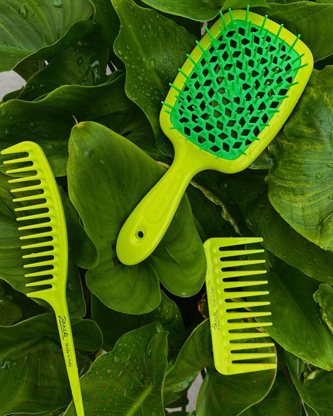 Изображение товара Расческа Janeke Superbrush 86SP226LIM (лайм/зеленый)