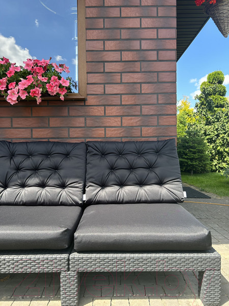 Изображение товара Подушка для садовой мебели Loon Чериот 40x60 / PS.CH.40x60-5 (черный)