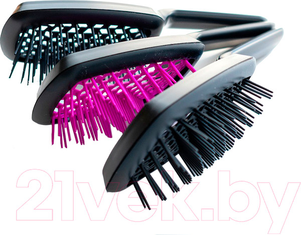 Изображение товара Расческа-массажер Janeke Curvy SP508.A NFS (черный/фуксия)