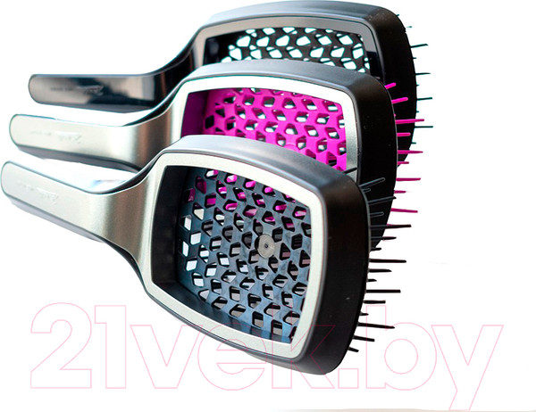 Изображение товара Расческа-массажер Janeke Curvy SP508.A NFS (черный/фуксия)