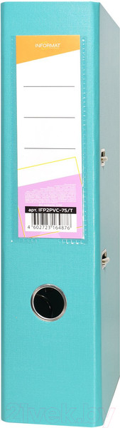 Изображение товара Папка-регистратор inФормат IFP2PVC-75/T (бирюзовый)