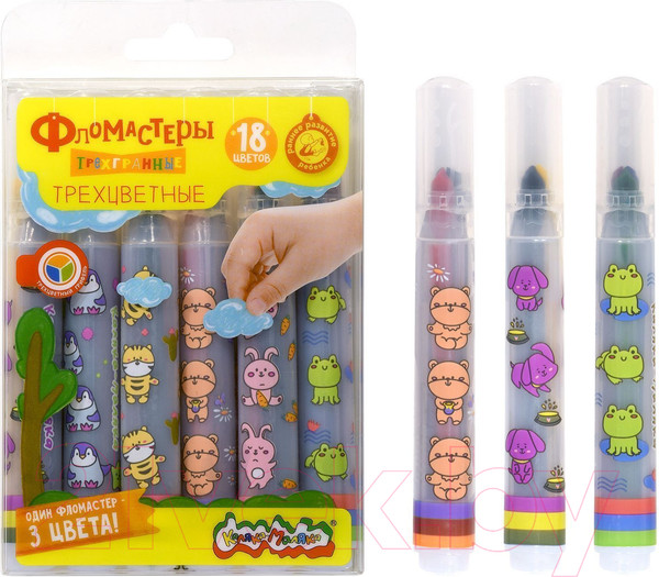 Изображение товара Фломастеры Каляка-Маляка ФТГРКМ06 (18цв)