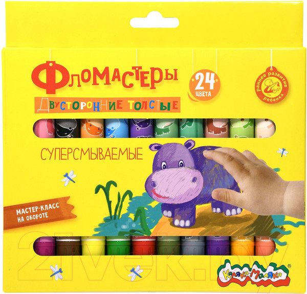 Изображение товара Фломастеры Каляка-Маляка ФТДКМ24 (24цв)