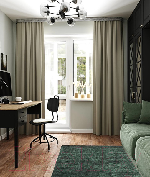 Изображение товара Штора LEGRAND Блэкаут 200x280 / 58119059 (серый)