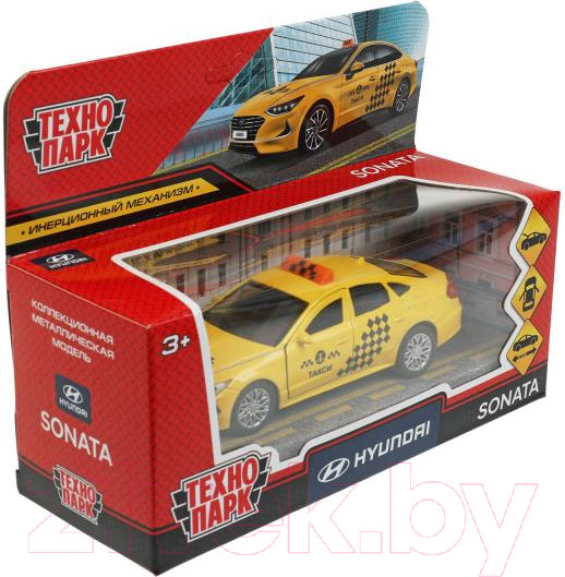Изображение товара Автомобиль игрушечный Технопарк Hyundai Sonata Такси / SONATA-12TAX-YE (желтый)