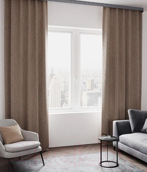 Изображение товара Штора LEGRAND Бриз 200x260 / 58119069 (серо-золотой)