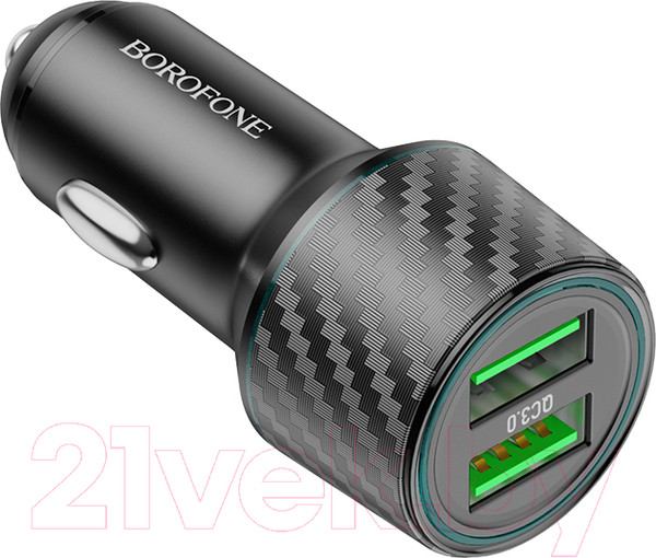 Изображение товара Зарядное устройство автомобильное Borofone BZ21A (черный)