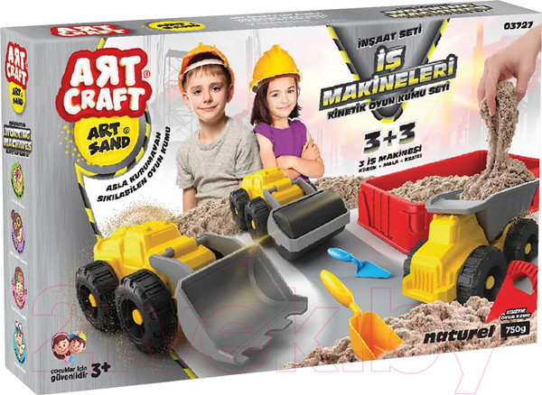 Изображение товара Набор для лепки Art Sand Большая стройка / 03727 (750г)