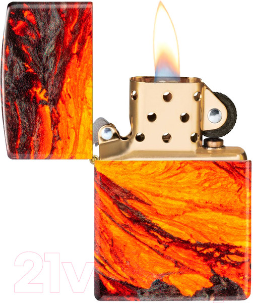 Изображение товара Зажигалка Zippo Lava Flow / 48622 (оранжевый)