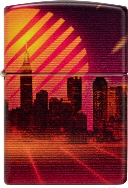 Изображение товара Зажигалка Zippo Cyber City / 48505 (оранжевый)