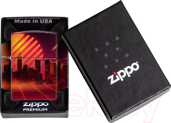 Изображение товара Зажигалка Zippo Cyber City / 48505 (оранжевый)