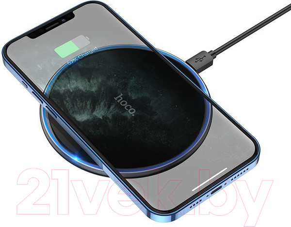 Изображение товара Зарядное устройство беспроводное Hoco CW6 (черный)