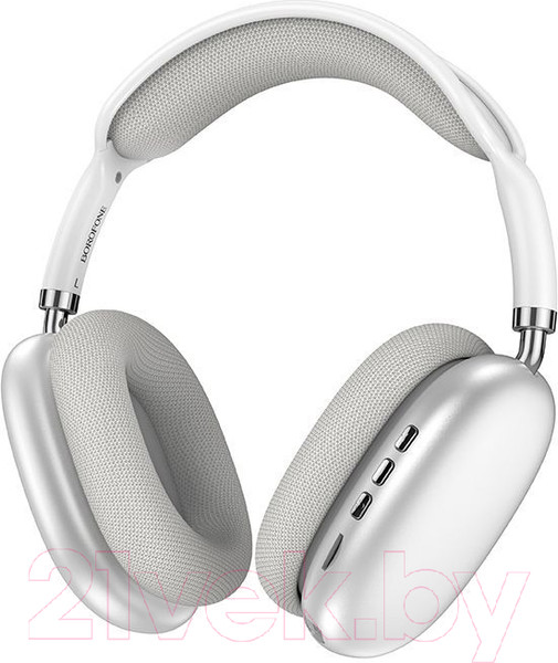 Изображение товара Беспроводные наушники Borofone BO22 (серебристый)