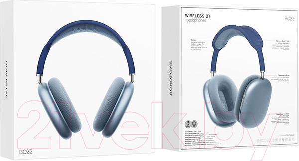 Изображение товара Беспроводные наушники Borofone BO22 (синий)