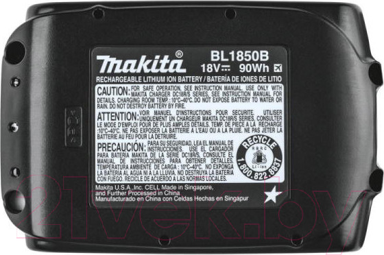 Изображение товара Аккумулятор для электроинструмента Makita BL1850B (632G59-7)