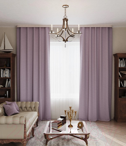 Изображение товара Штора LEGRAND Кардиф 180x260 / 58120381 (лиловый)