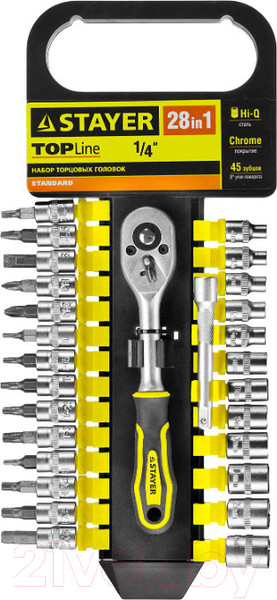 Изображение товара Набор головок слесарных Stayer 27754-H28