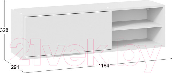 Изображение товара Полка ТриЯ Марли (белый)