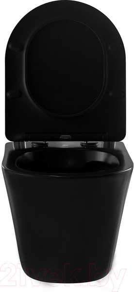 Изображение товара Унитаз подвесной Abber Bequem AC1102MB (черный матовый)