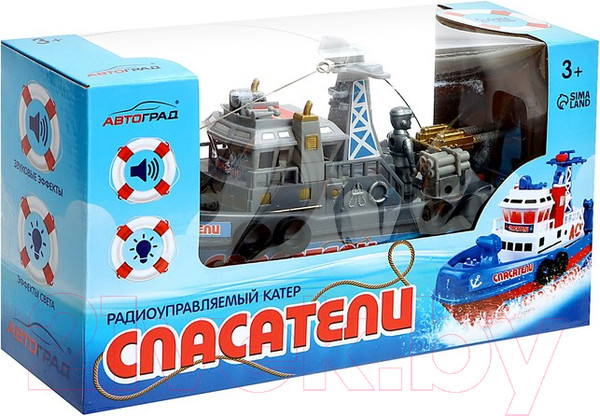 Изображение товара Радиоуправляемая игрушка Автоград Катер Спасатели / 9364250