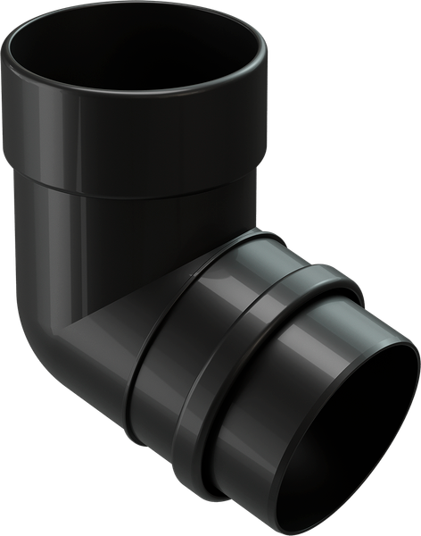 Изображение товара Колено трубы водосточной Docke Lux 72 градуса PVLB-1245 (карбон)