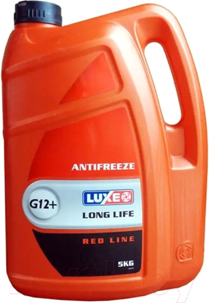Изображение товара Антифриз LuxE Long Life G12+ / 673 (5кг, красный)