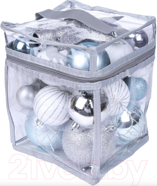 Изображение товара Набор шаров новогодних Magic Time Ассорти зеленое / 78771 (33шт)