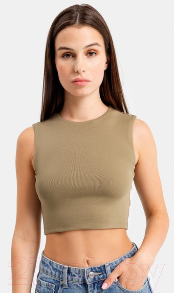 Изображение товара Кроп-топ Mark Formelle 112843 (р.164/170-100-106, темный хаки)