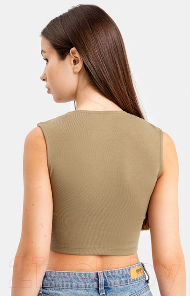 Изображение товара Кроп-топ Mark Formelle 112843 (р.164/170-100-106, темный хаки)