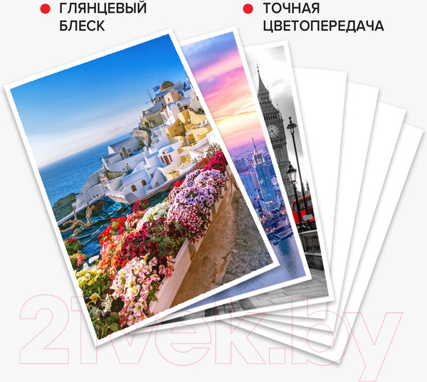 Изображение товара Фотобумага Brauberg Original А4 130 г/м2 / 364007 (20л, глянцевый)
