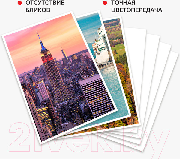 Изображение товара Фотобумага Brauberg Original А3 200 г/м2 / 363996 (50л, матовый)