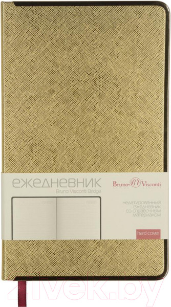 Изображение товара Ежедневник Bruno Visconti Bridge / 3-528.09 (золотистый)