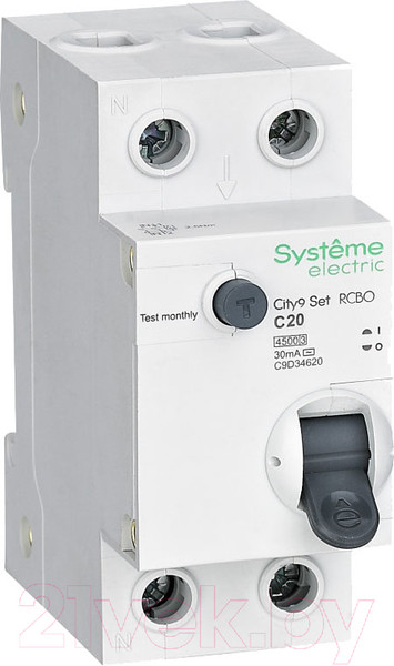 Изображение товара Дифференциальный автомат Systeme (Schneider) Electric C9D34620