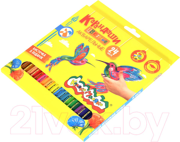 Изображение товара Набор акварельных карандашей Каляка-Маляка КАККМ24 (24цв)