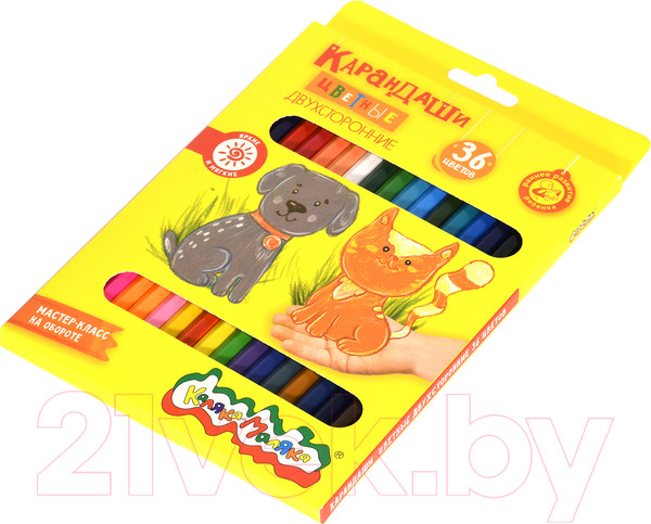 Изображение товара Набор цветных карандашей Каляка-Маляка КДКМ36 (36цв)