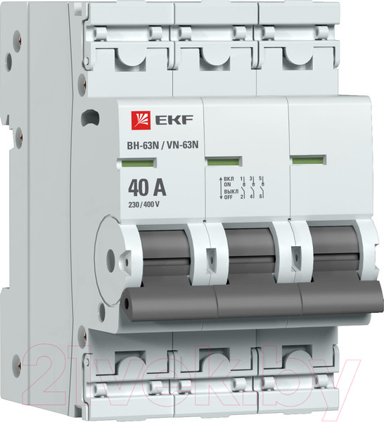Изображение товара Выключатель нагрузки EKF PROxima ВН-63N / S63340