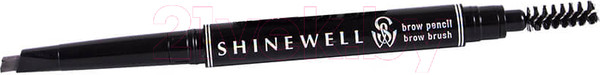 Изображение товара Карандаш для бровей Shinewell С щеточкой для придания формы ВР1-02 тон 2