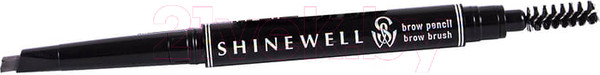 Изображение товара Карандаш для бровей Shinewell С щеточкой для придания формы ВР1-03 тон 3