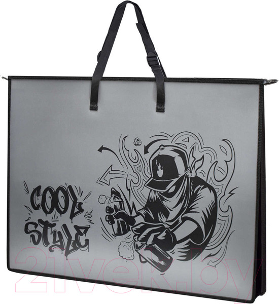 Изображение товара Папка-портфель Феникс+ 62516 (черный/серый)