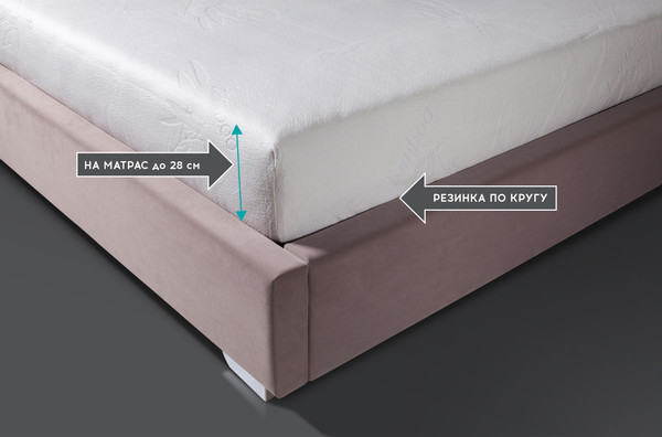 Изображение товара Наматрасник в кроватку Vegas Bamboo A1 70x140