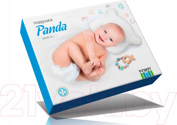Изображение товара Подушка для малышей Vegas Panda 24x30