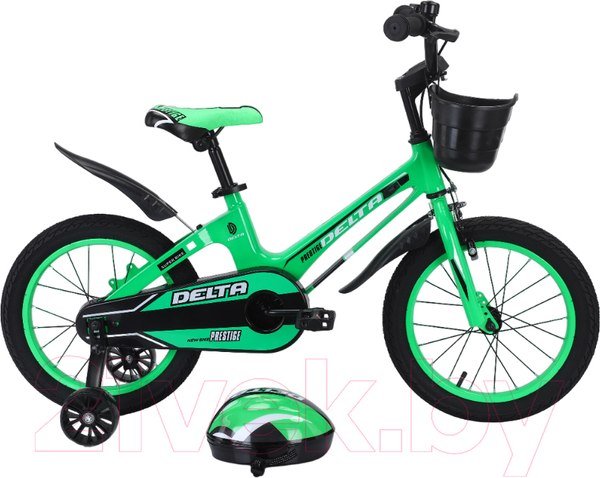 Изображение товара Детский велосипед DeltA Prestige 1602 (16, зеленый)