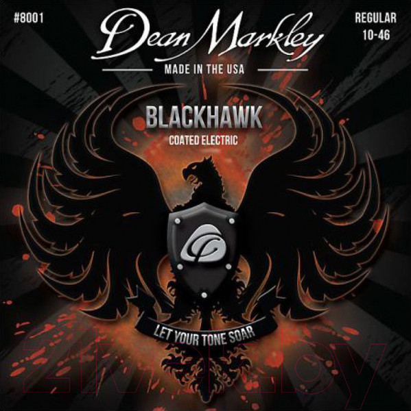 Изображение товара Струны для электрогитары Dean Markley DM8001 Blackhawk (10-46)